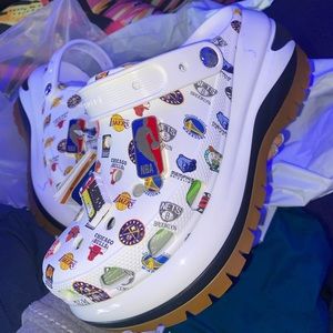 Crocs X NBA limited edition size 7M/9W